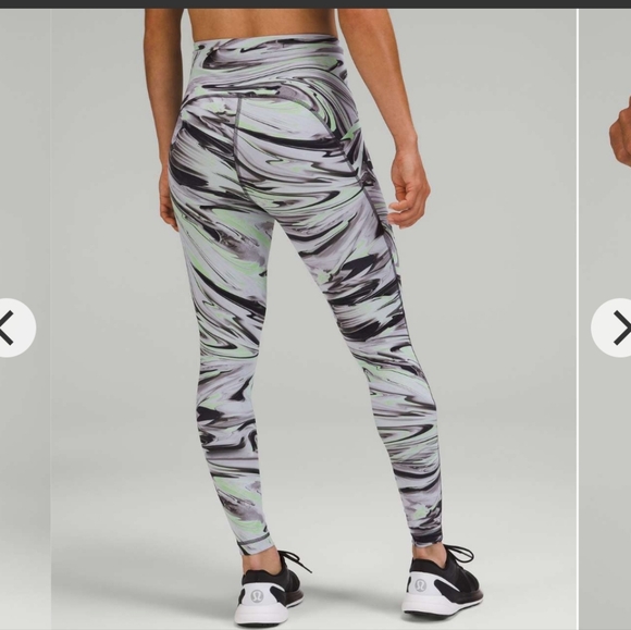 Lululemon Swift Speed High-Rise Tight 28" Sz 4 Warp Multi - Picture 2 of 14